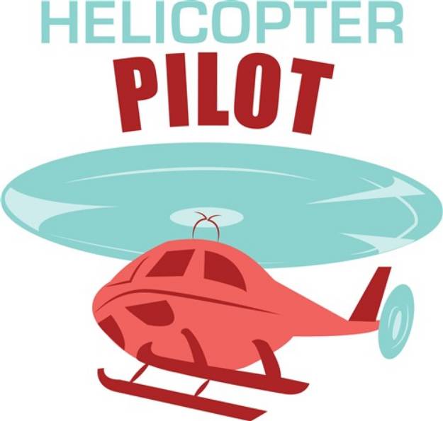 Picture of Helicopter Pilot SVG File