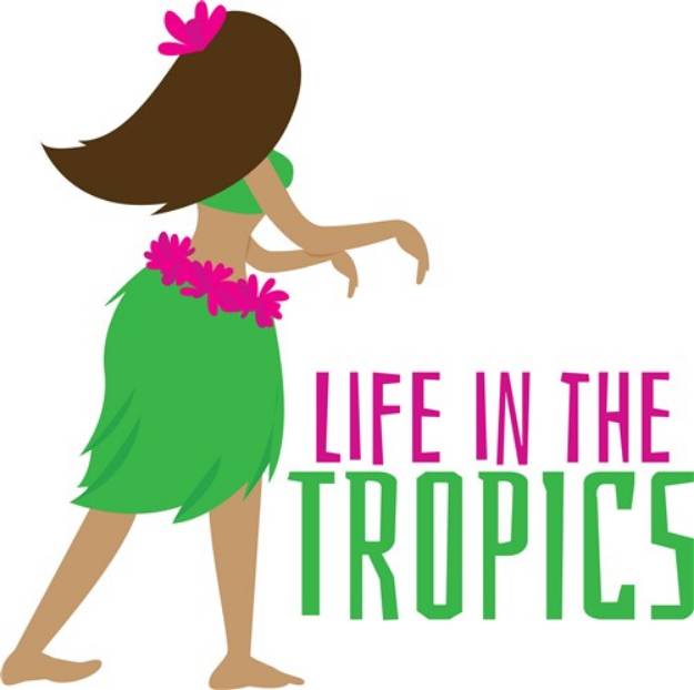 Picture of In The Tropics SVG File