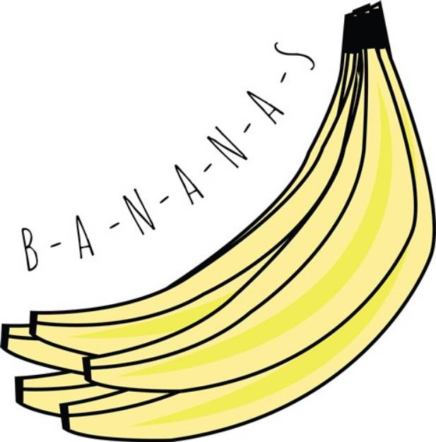 Picture of Bananas SVG File