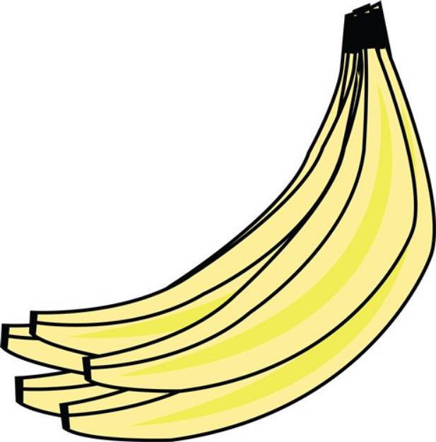 Picture of Banana Bunch SVG File