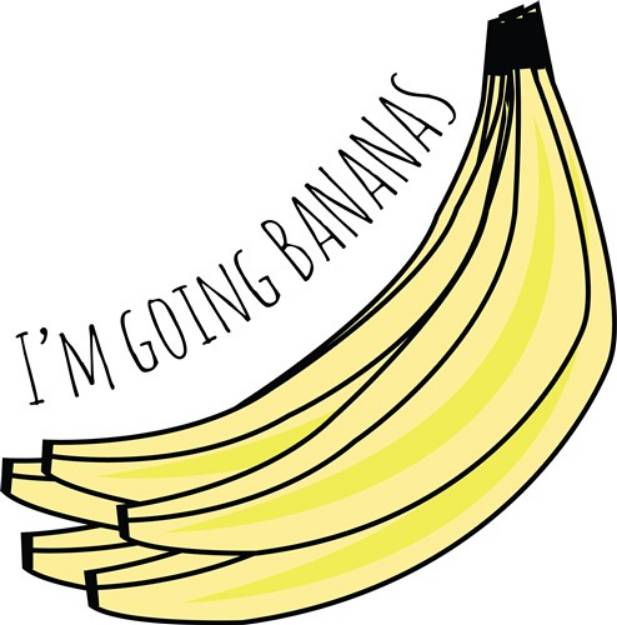 Picture of Going Bananas SVG File