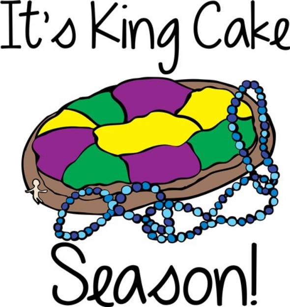 Picture of Its King Cake SVG File