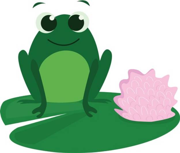 Picture of Cute Frog SVG File