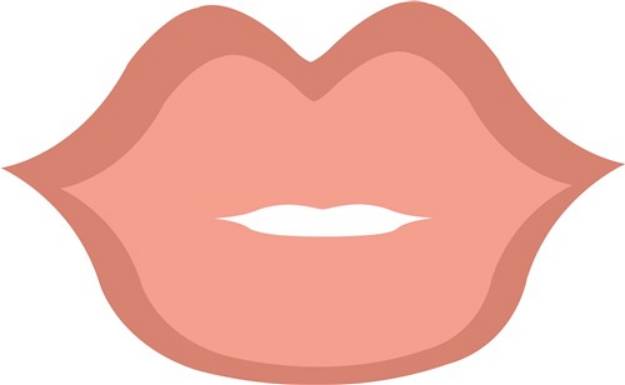 Picture of Womans Mouth SVG File