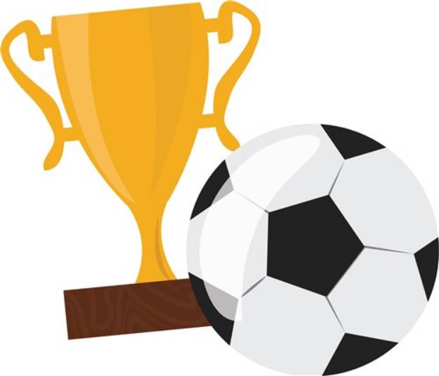 Picture of Soccer Trophy SVG File