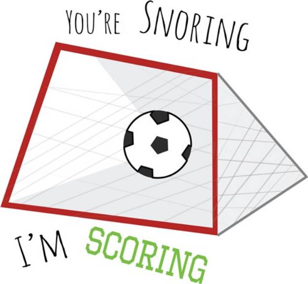 Picture of Snoring Scoring SVG File