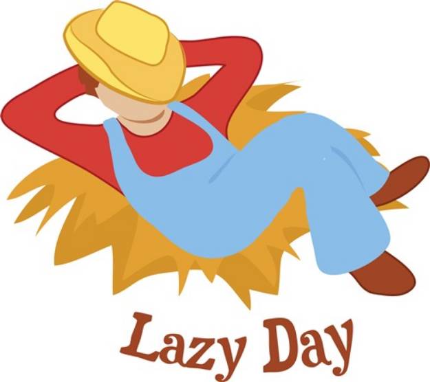 Picture of Lazy Day SVG File