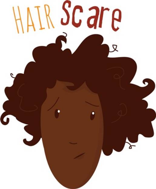 Picture of Hair Scare SVG File