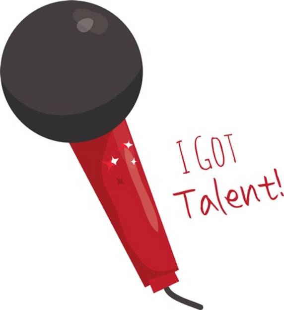 Picture of Got Talent SVG File