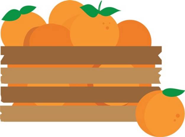 Picture of Orange Crate SVG File