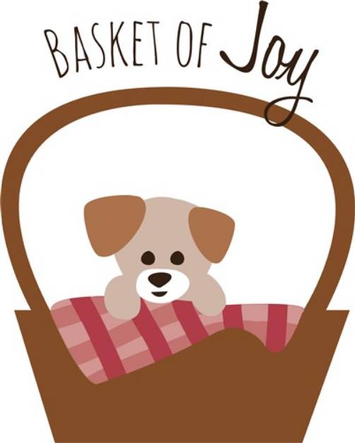 Picture of Basket of Joy SVG File