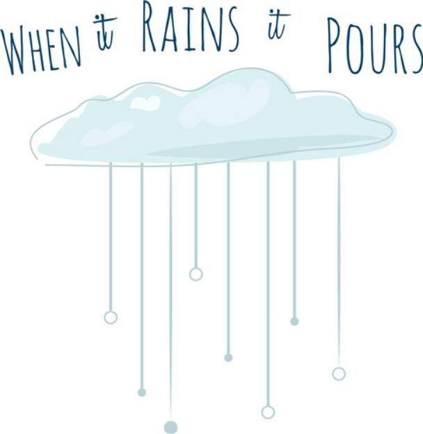 Picture of Rains Pours SVG File
