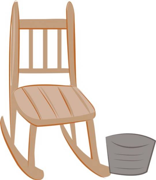 Picture of Rocking Chair SVG File