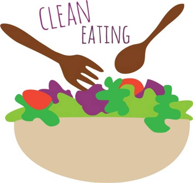 Picture of Clean Eating SVG File