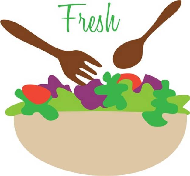Picture of Fresh Salad SVG File