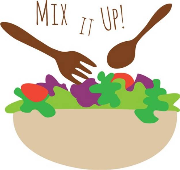 Picture of Mix It Up SVG File