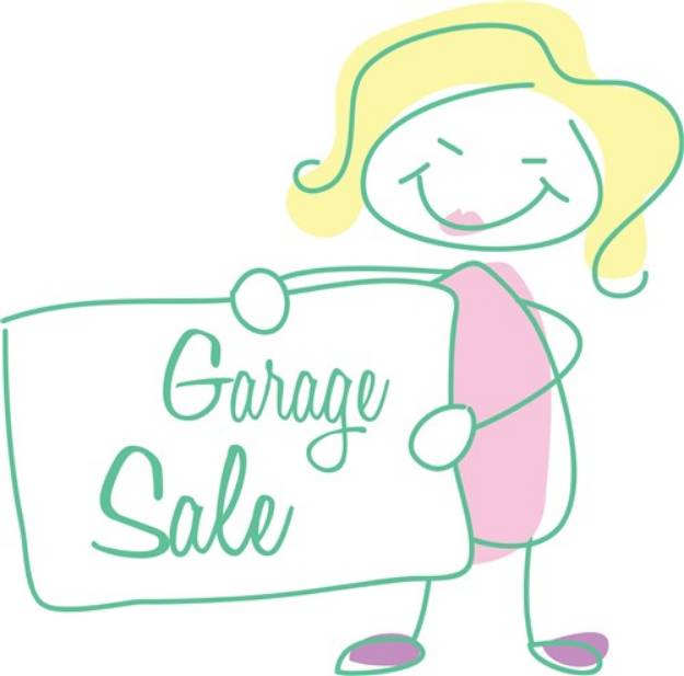 Picture of Garage Sale SVG File