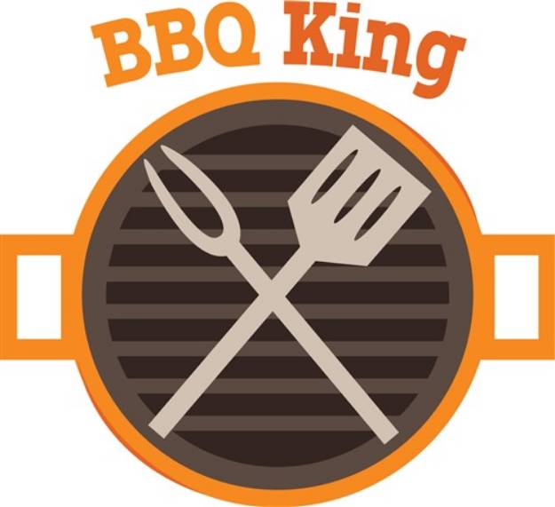Picture of BBQ King SVG File