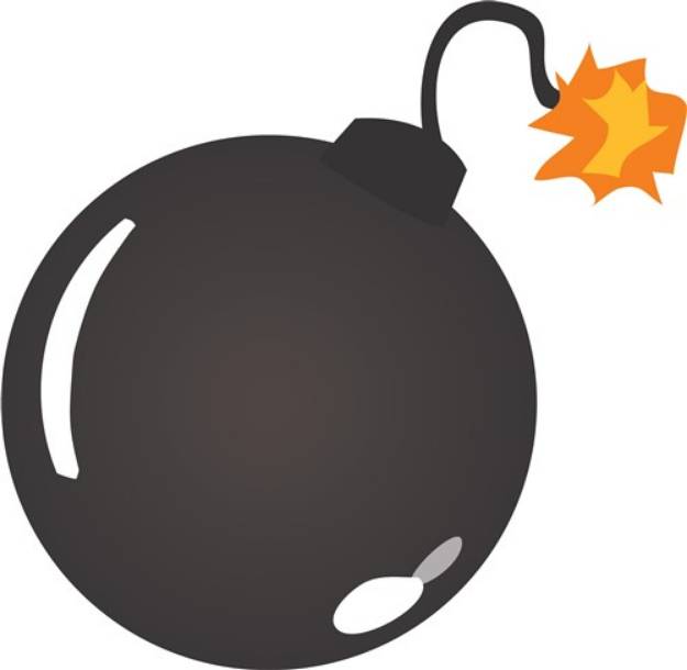 Picture of Lit Bomb SVG File
