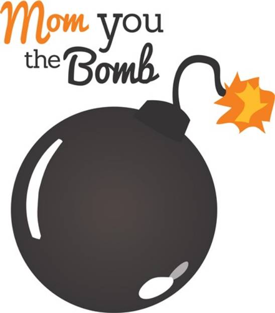 Picture of Mom Bomb SVG File