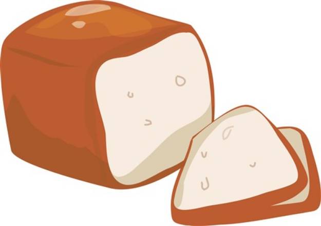 Picture of Loaf of Bread SVG File
