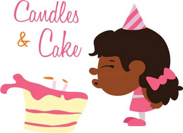 Picture of Candles & Cake SVG File