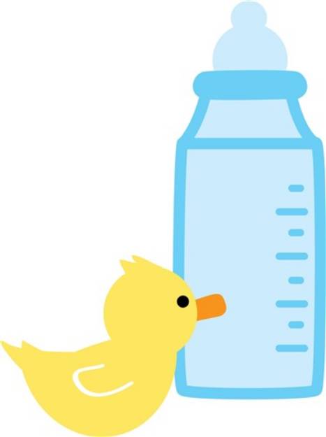 Picture of Bottle Duck SVG File