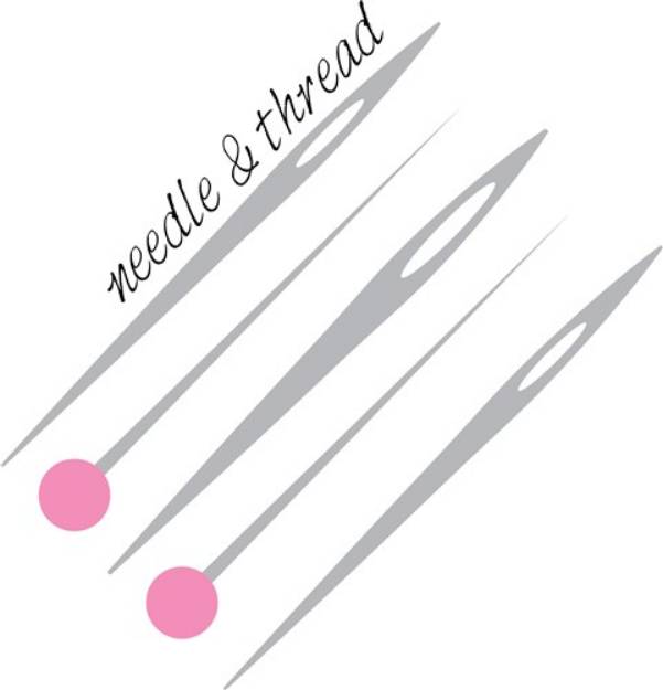 Picture of Needle & Thread SVG File