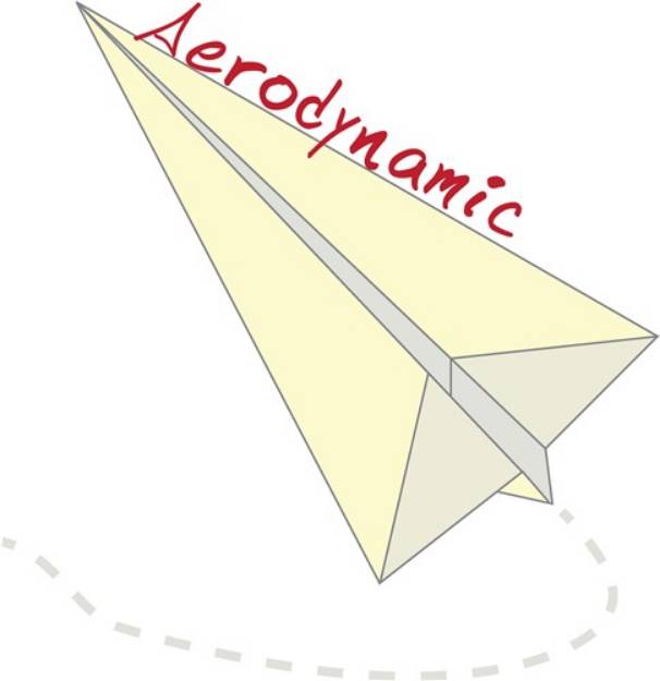 Picture of Aerodynamic Paper SVG File