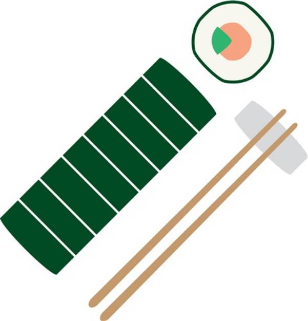 Picture of Sushi Rolls SVG File