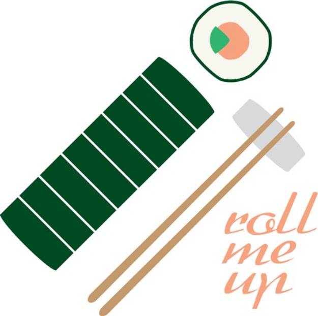 Picture of Roll Me Up SVG File