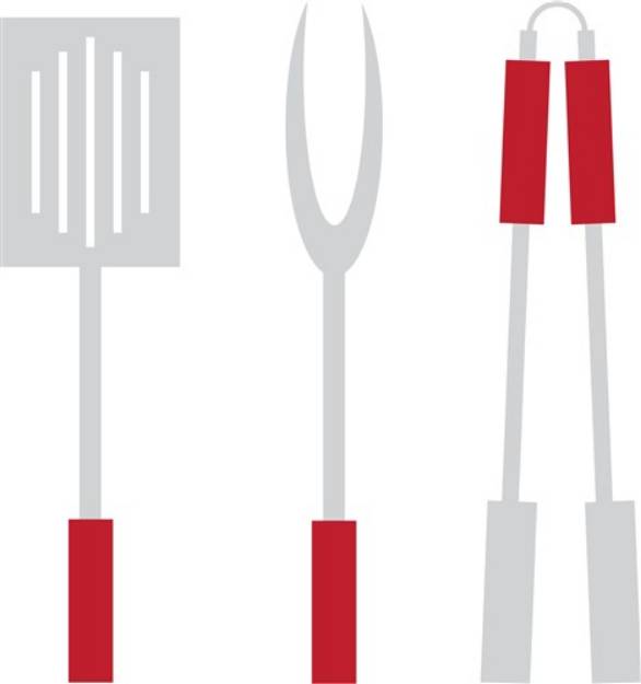Picture of Grill Utensils SVG File