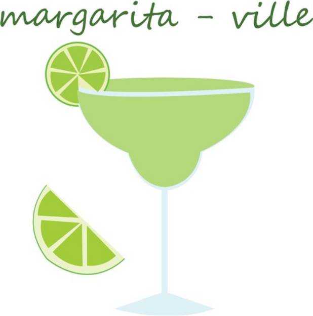 Picture of Margarita-ville SVG File