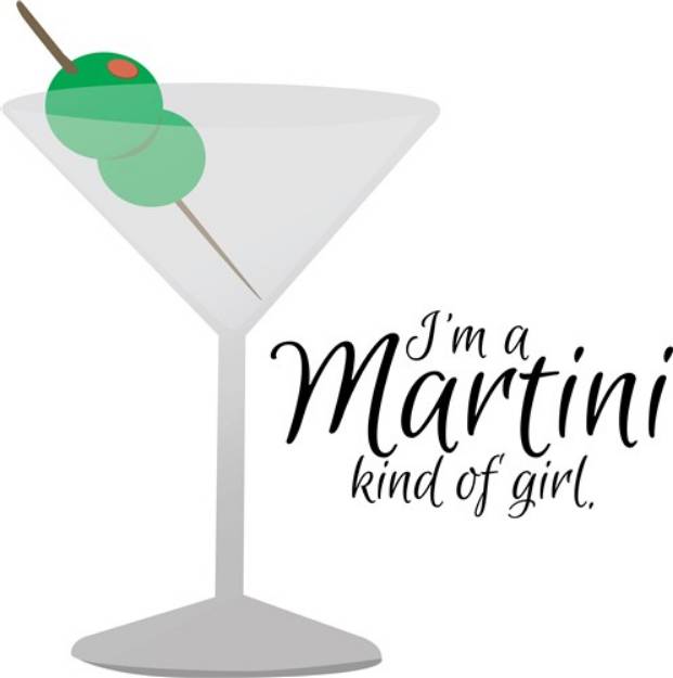 Picture of Martini Girl SVG File