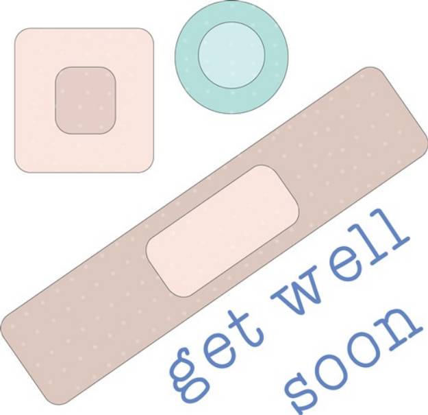 Picture of Get Well Soon SVG File