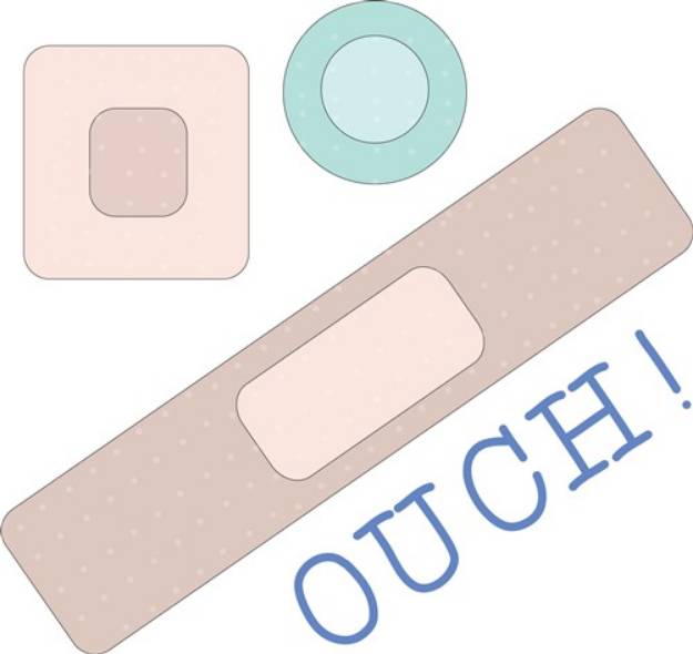 Picture of Ouch Bandages SVG File