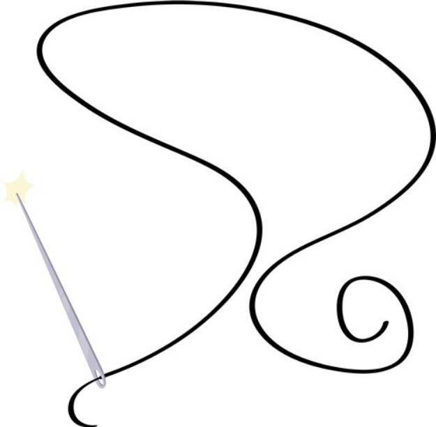 Picture of Thread Needle SVG File