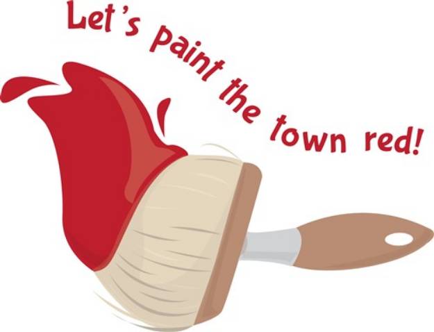 Picture of Paint Town SVG File