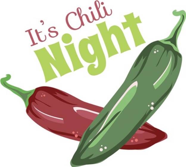 Picture of Chili Night SVG File