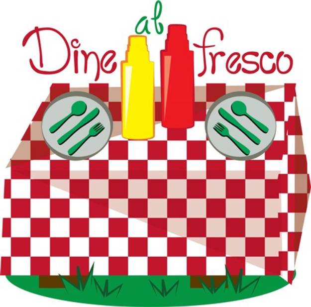 Picture of Dine Fresco SVG File
