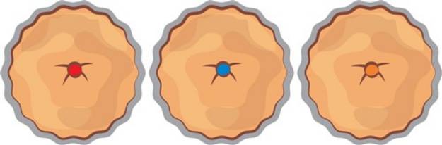 Picture of Fruit Pies SVG File