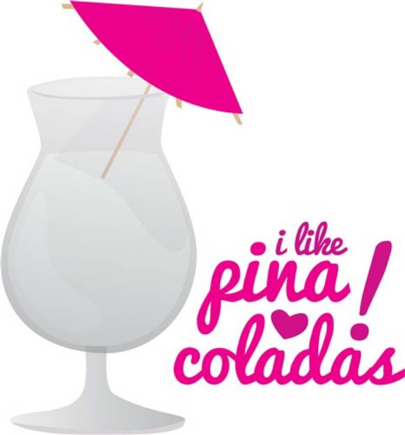 Picture of Pina Coladas SVG File