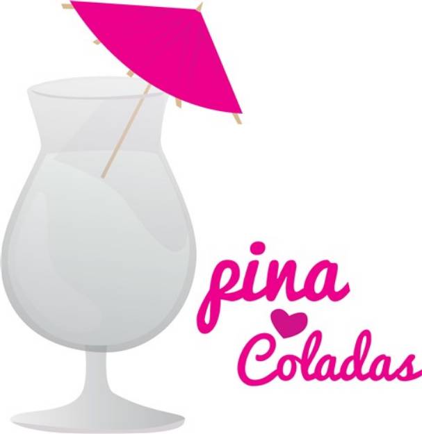 Picture of Pina Coladas SVG File