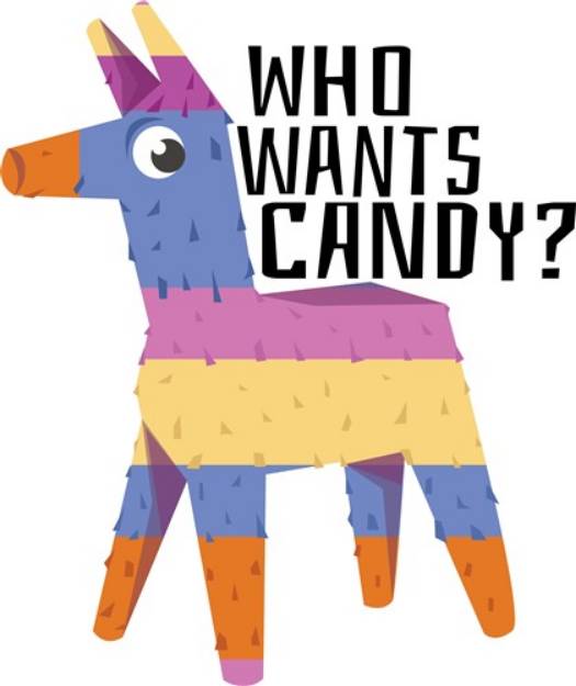 Picture of Who Wants Candy SVG File