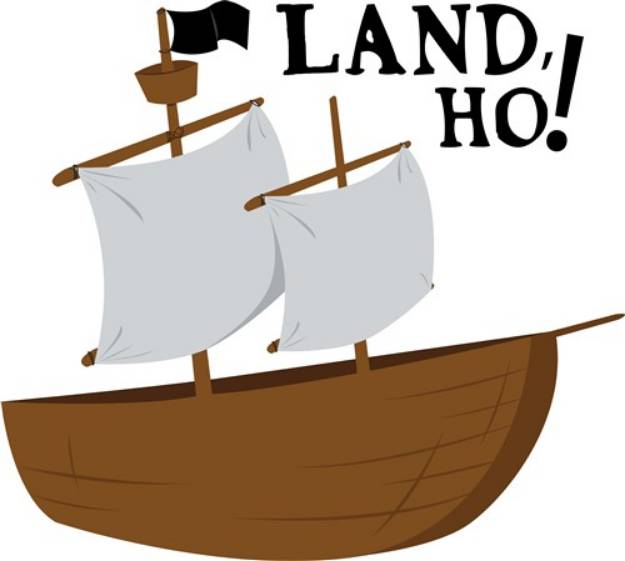 Picture of Land Ho SVG File