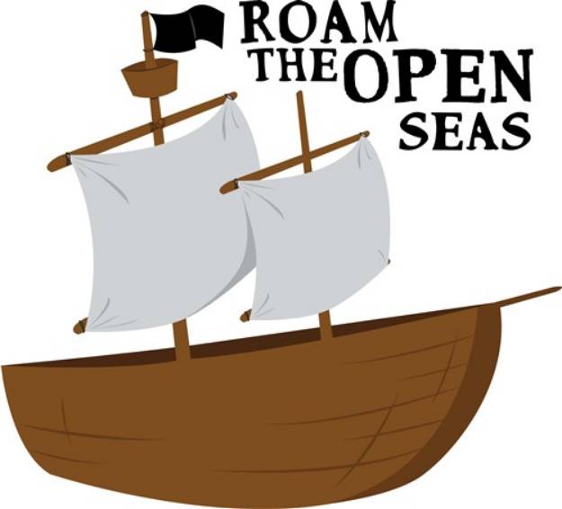Picture of Open Seas SVG File