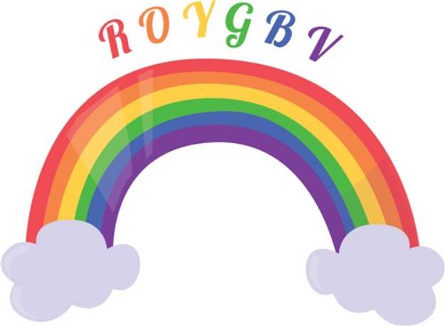 Picture of ROYGBV SVG File