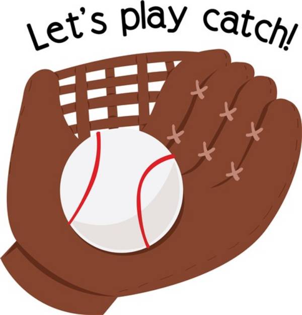 Picture of Play Catch SVG File
