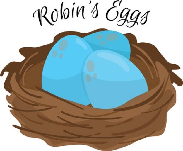 Picture of Robins Eggs SVG File