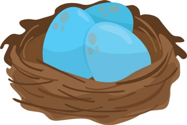 Picture of Bird Nest SVG File